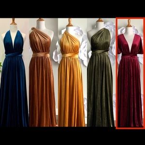 Scholle Dress in Color Wine Y20-13